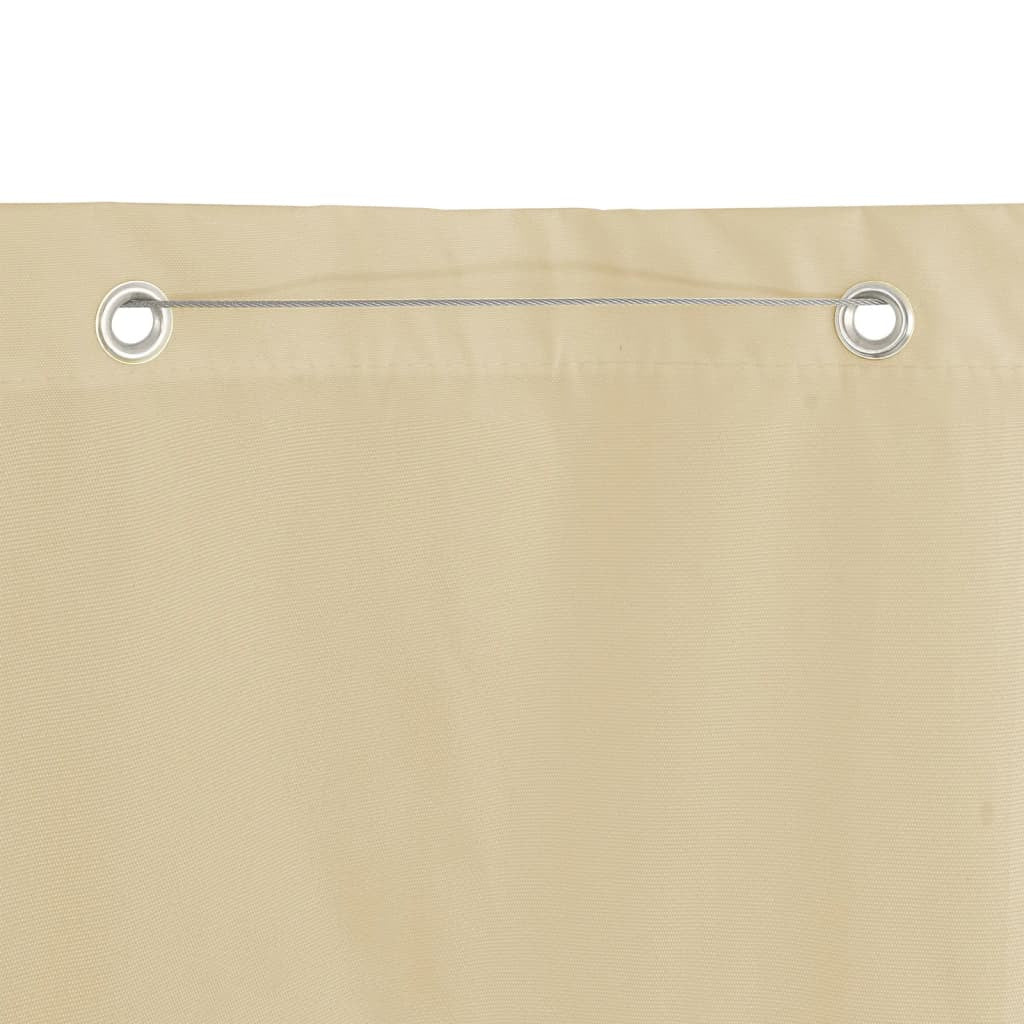 Vidaxl Toldo Pantalla Para Balcón De Tela Oxford Beige 140x240 Cm_3