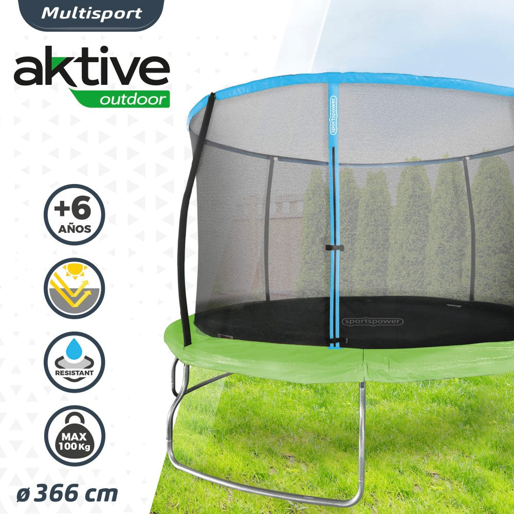 Cama Elástica Para Niños Ø366 Cm Aktive Outdoor_1
