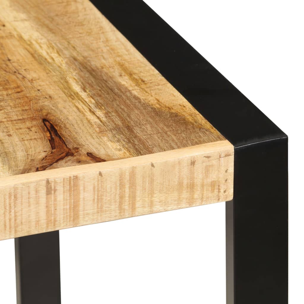 Mesa De Comedor De Madera Maciza De Mango 160x80x75 Cm_2