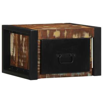 Mesillas De Noche Multicolor 2 Uds 40x35x25 Cm Madera Reciclada_3