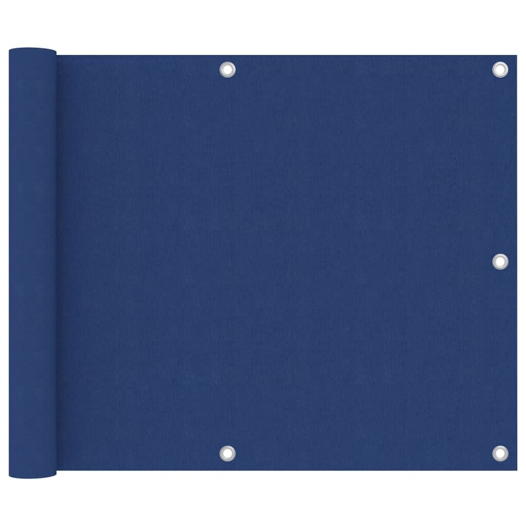Vidaxl Toldo Para Balcón De Tela Oxford Azul 75x300 Cm_0