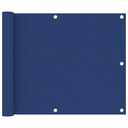 Vidaxl Toldo Para Balcón Tela Oxford Azul 75x500 Cm_0