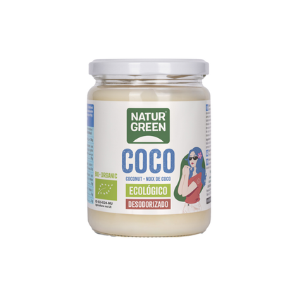 Grasa de Coco Desodorizado BIO Naturgreen 430 ml