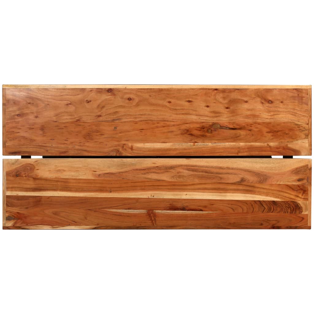 Mesa De Bar De Madera Maciza De Acacia 150x70x107 Cm_1
