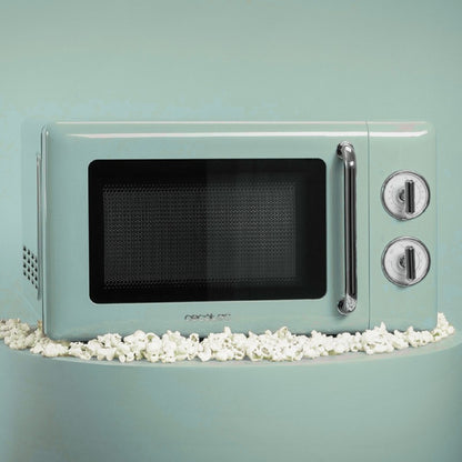 Microondas Mecánico De 20 L Proclean 3010 Retro Green. 700 W En 6 Niveles, Temporizador Hasta 30 Minutos, Modo Descongelación, Diseño Vintage En Ver_2