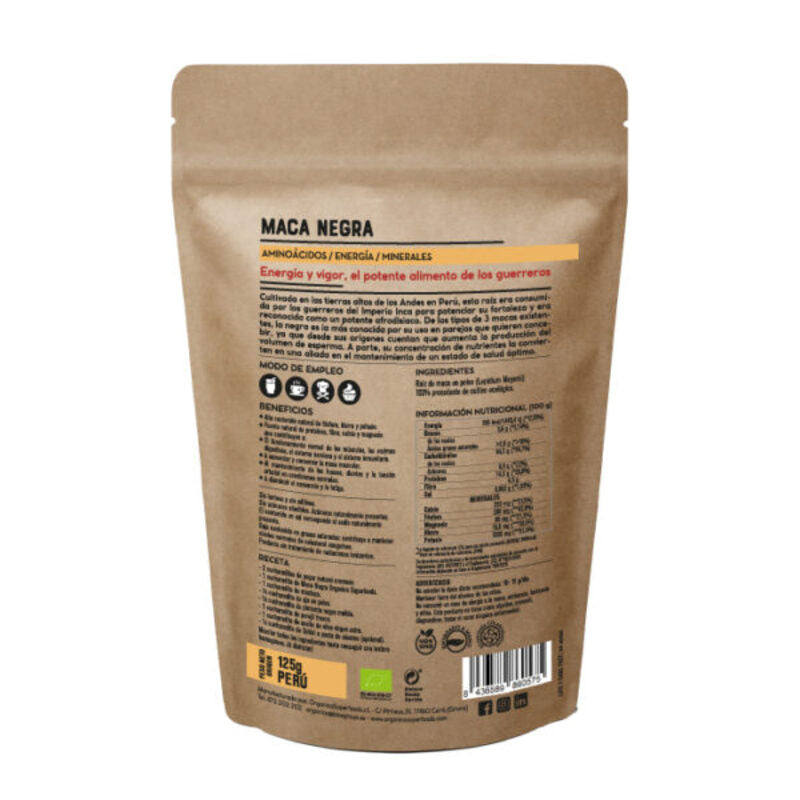 Maca Negra Raw Sin Gluten Bio 125g_1