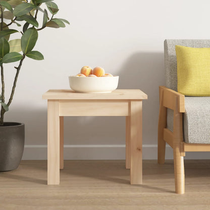 Mesa De Centro De Madera Maciza De Pino 35x35x30 Cm_3