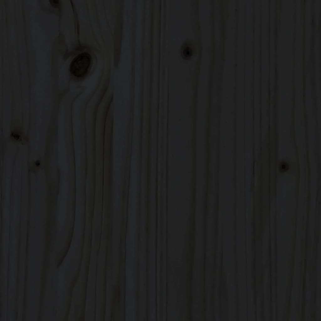 Vidaxl Juego De Muebles De Jardín 7 Piezas Madera Maciza De Pino Negro_5