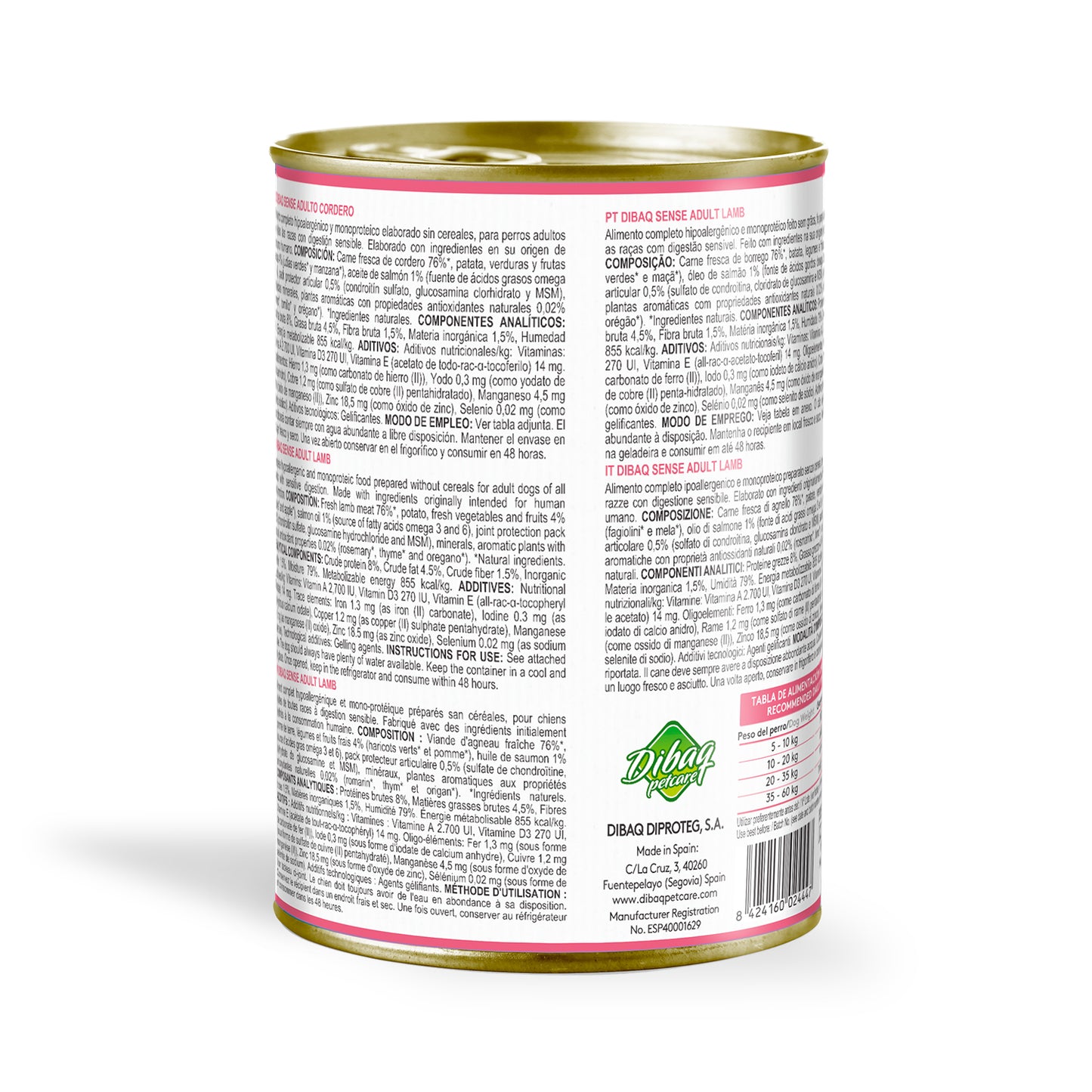Dibaq Sense Lata Cordero 380 G_1