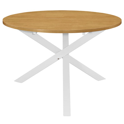 Mesa De Comedor Blanca 120x75 Cm Mdf_0