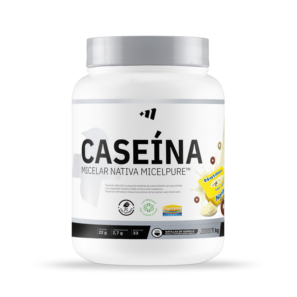 Caseína Micelar Nativa Micelpure™ - 1kg - Natillas De Vainilla - Ayuda A Mantener La Masa Muscula - Masmusculo Supplemen_0