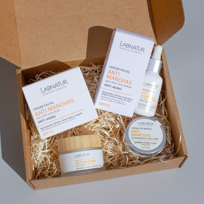Labnatur Pack Anti Manchas | Niacinamida, Arbutina y Ácido Kójico | Crema + Sérum y Manos SPF | Despigmentante Natural_2
