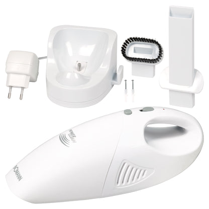 Aspiradora De Mano Sin Cable, Potente, Batería Recargable, Filtro Lavable, Sitios Difíciles Bomann Cb 967, Blanco_5