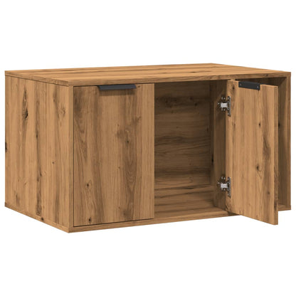 Vidaxl Mueble Arenero Para Gatos Madera Roble Artisian 80x50x45 Cm_3