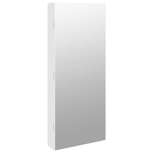 Vidaxl Espejo Con Joyero Y Luces Led Para Pared Blanco_0
