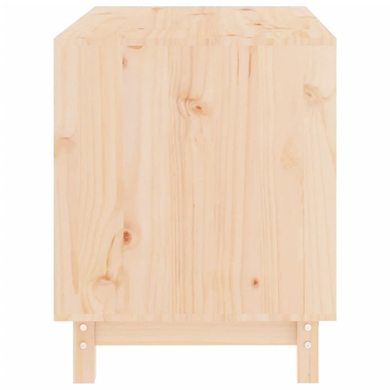 Casita Para Perros 70x50x62 Cm Madera Maciza De Pino_5