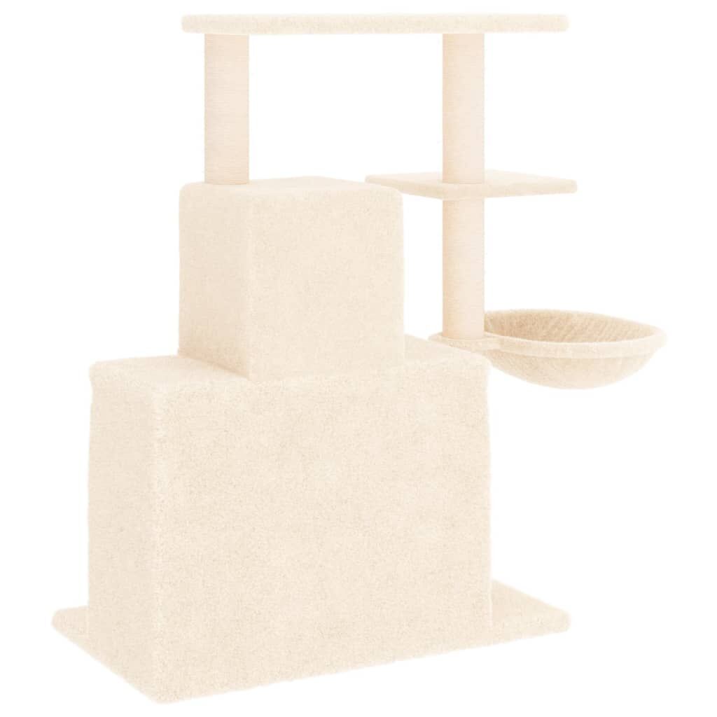Vidaxl Rascador Para Gatos Con Postes De Sisal Color Crema 83 Cm_4