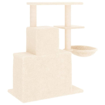 Vidaxl Rascador Para Gatos Con Postes De Sisal Color Crema 83 Cm_4