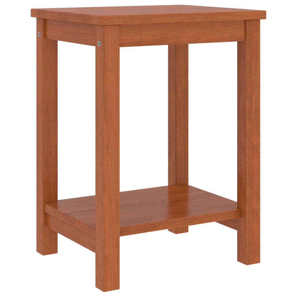Vidaxl Mesita De Noche Madera Maciza De Mango Marrón Miel 40x30x50 Cm_0