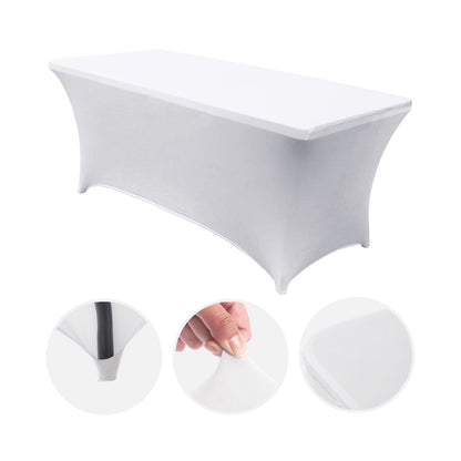 Mesa Plegable 150cm Blanca + Funda Catering 7house_2