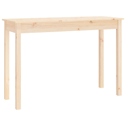 Mesa Consola Madera Maciza De Pino 110x40x75 Cm_0