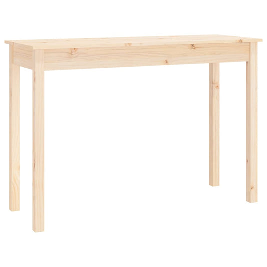 Mesa Consola Madera Maciza De Pino 110x40x75 Cm_0