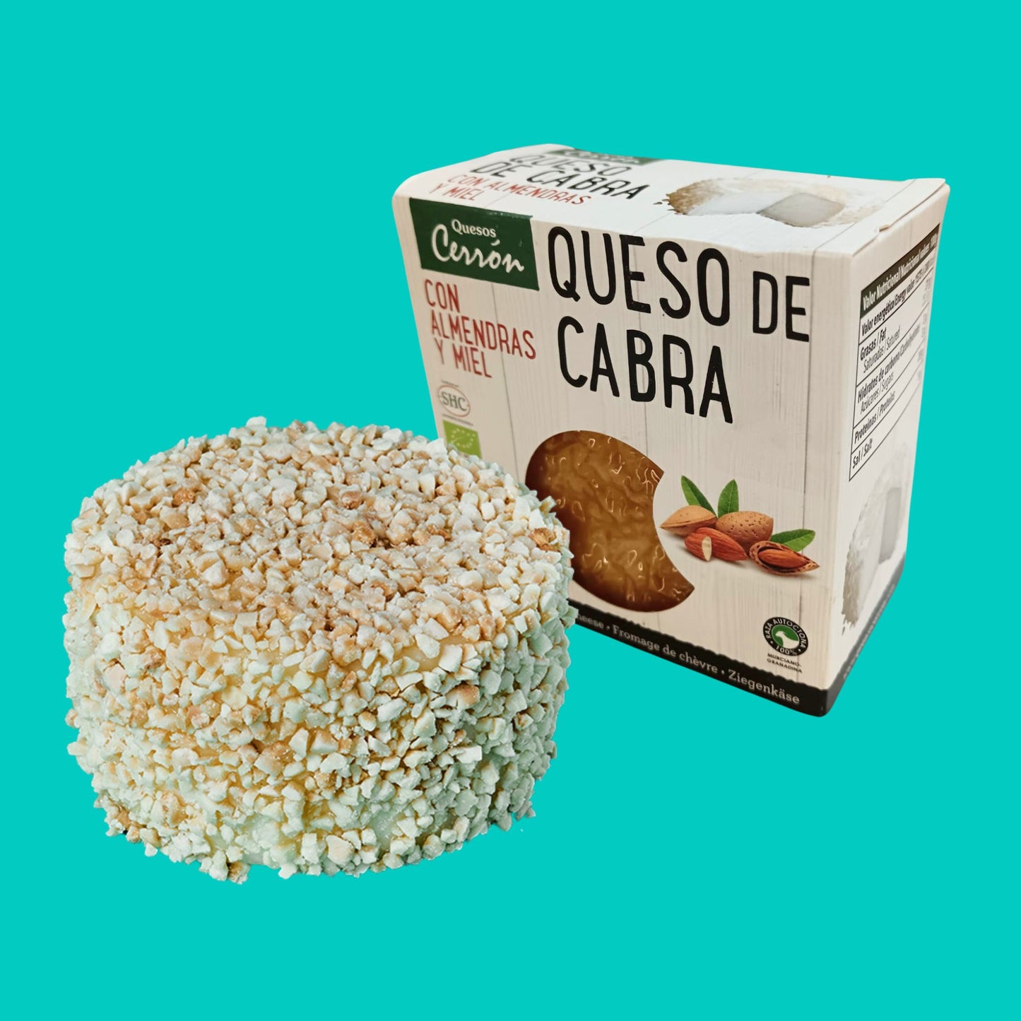 Queso Cabra Eco Mini Con Miel Y Almendras_0