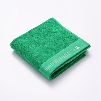 Toalla 50x90cm Algodón Orgánico 450gsm Verde Be_1