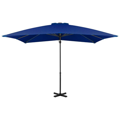 Vidaxl Sombrilla Jardín Voladiza Palo Aluminio Azul Azure 250x250 Cm_1