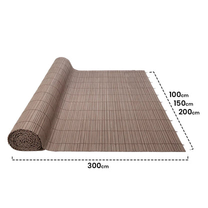 Cañizo Pvc Doble Cara 20 Mm Surfcane 20 Mm 2x3 Marrón Nortene_1