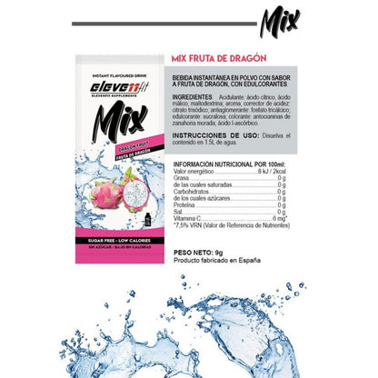 Saborizante Mix Sabor Fruta De Dragon 24 Sobres de 9g Eleven Fit_1
