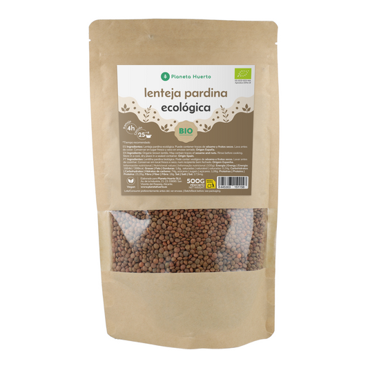 Lenteja Pardina ECO Planeta Huerto 500 g