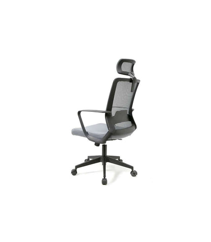 Silla Despacho Giratoria Elevable Acabado Gris, 60 Cm(ancho) 112-122 Cm(altura) 62cm(fondo)_1
