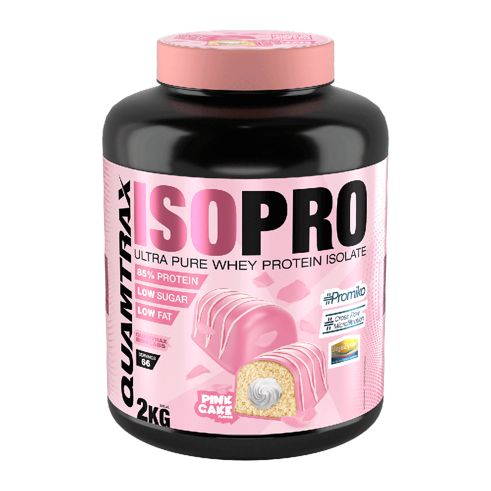 Isopro Cfm - 2kg - Pantera Rosa - Pastelito De Fresa - Proteína De Aislado De Suero Isolate - Quamtrax_0