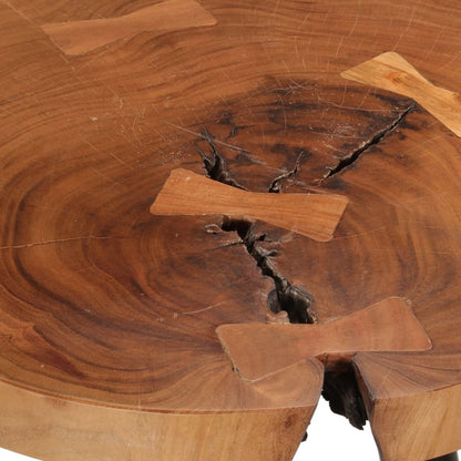 Mesa Alta De Troncos Madera Maciza De Acacia Ø53x105 Cm_2