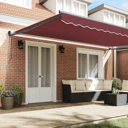 Toldo Retráctil Automático Burdeos 500x300 Cm_2