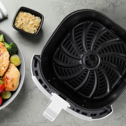 Freidora De Aire 6.9l 1800w Bergner Charcoal Con Revest. Cerámico Y Temporizador_3