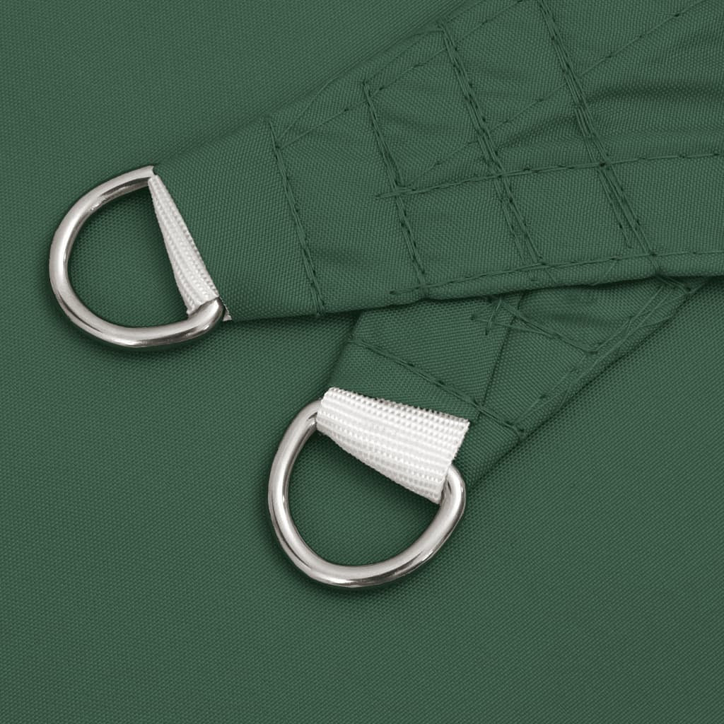 Vidaxl Toldo De Vela Cuadrado Tela Oxford Verde Oscuro 5x5 M_4