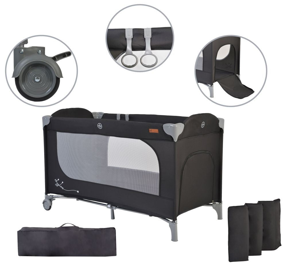 Cuna De Viaje Skyglow 1 Black_0
