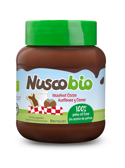Crema de Chocolate con Avellanas Bio Nuscobio 400 g