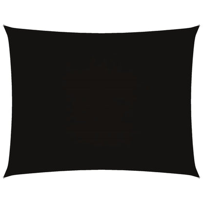 Toldo De Vela Rectangular Tela Oxford Negro 3,5x5 M_0