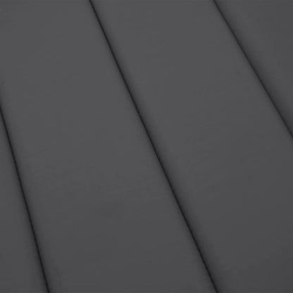 Vidaxl Cojín De Tumbona De Tela Oxford Gris Antracita 200x50x3 Cm_5
