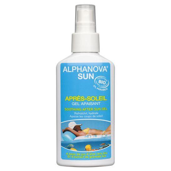 Aftersun Gel Calmante BIO Alphanova 125 ml.