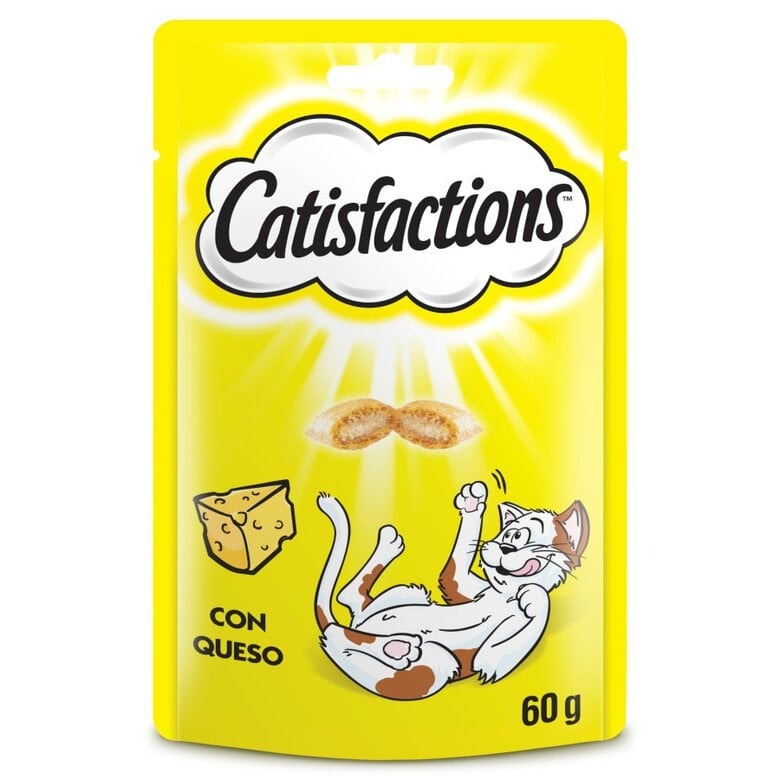 Catisfactions Premios con queso para gatos 60 g
