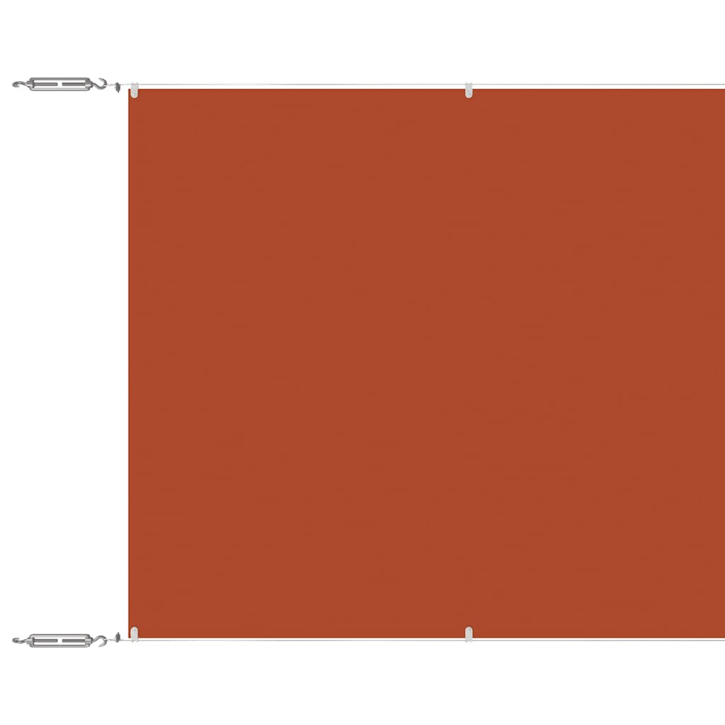 Vidaxl Toldo Vertical Terracota Tela Oxford 180x1000 Cm_0