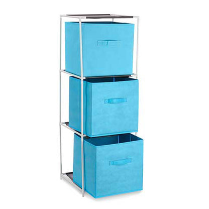 Estantería 3 Cajones Tnt Azul - Colección Kipit