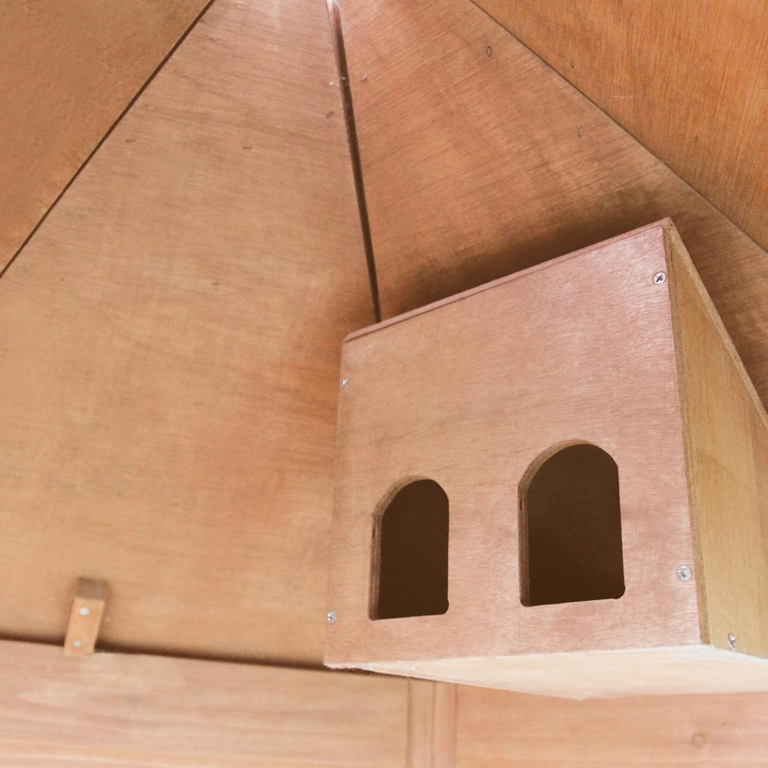 Voladera Para Pájaros De Jardín Exterior (canarios, Periquitos.) - Voladero Hexagonal En Madera_3