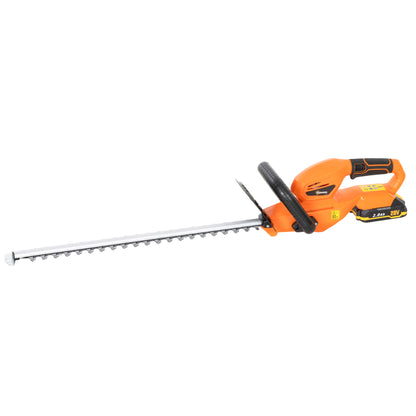 Outsunny Cortasetos Eléctrico Con Batería De 2000mah Y Cuchilla De 51 Cm Naranja_0