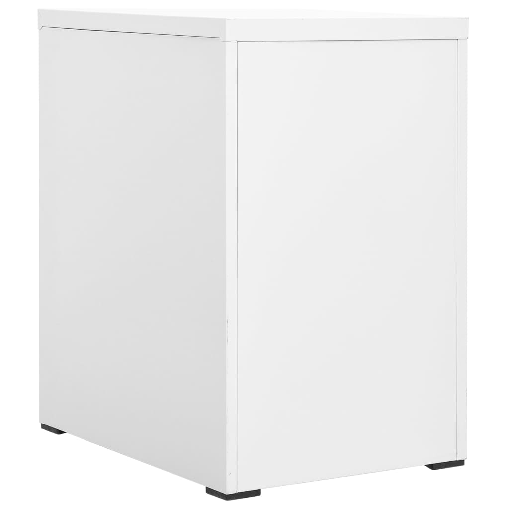 Armario Archivador De Acero Blanco 46x62x72,5 Cm_2