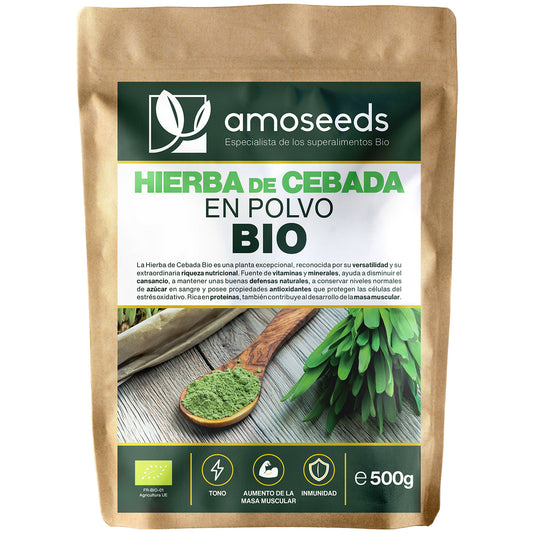 Hierba De Cebada En Polvo Bio 500g_0